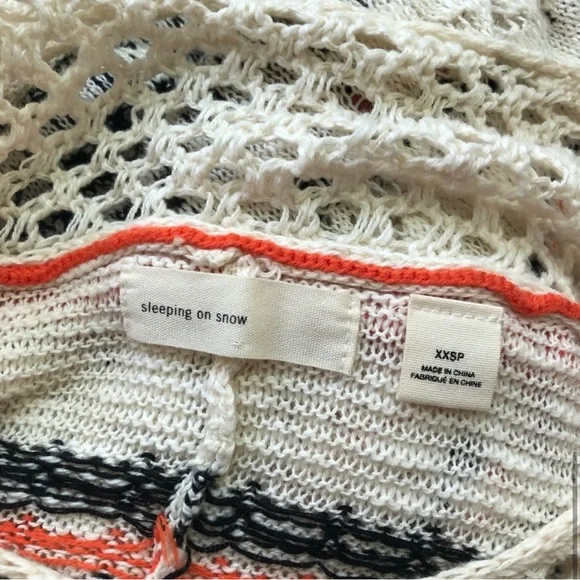 Anthropologie Sleeping on Snow Risen Sun Sweater Crotchet Dress - Picture 6 of 7